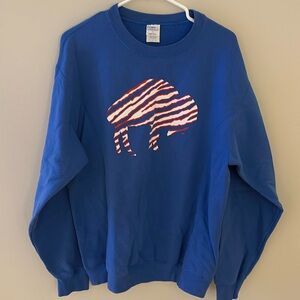 Buffalo Bills Zubaz Print Sweatshirt Crewneck